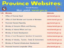 Province Website